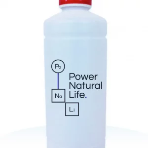 agua químicamente más pura libre de iones y minerales