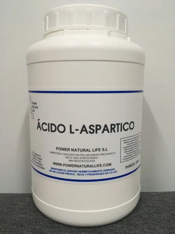 ácido l-aspártico Power Natural Life
