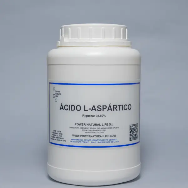 Bote de Ácido l-aspártico Power Natural Life