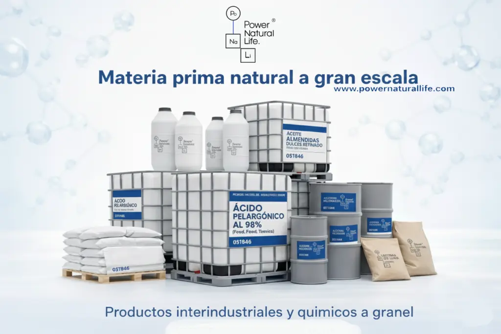 Comprar materia prima al por mayor - 2 Distribuidor de materias primas al por mayor en España - Power Natural Life