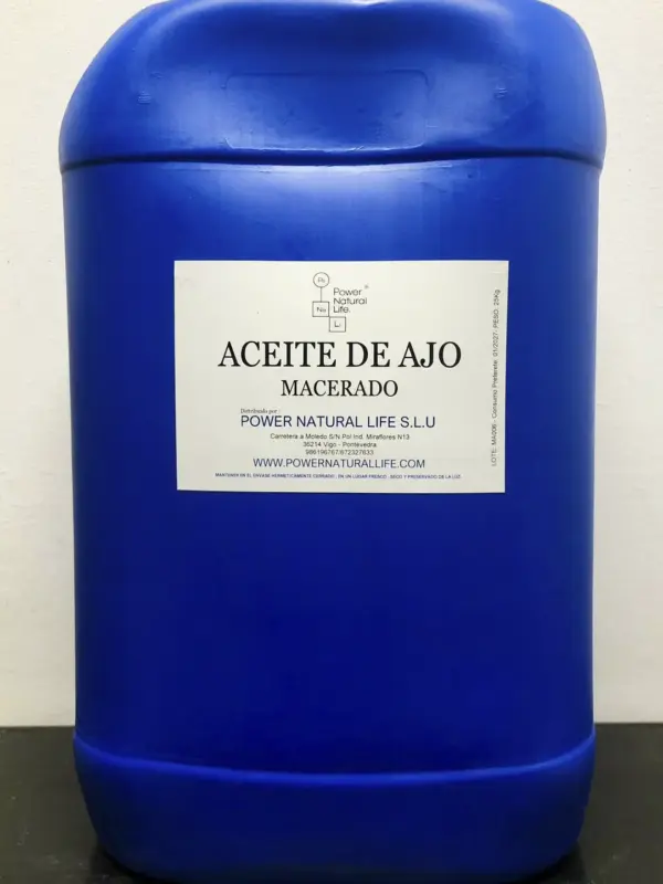 Aceite de ajo macerado