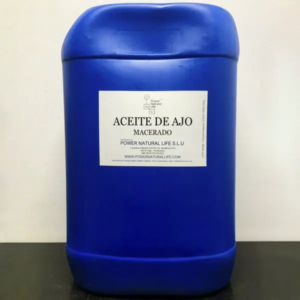 Aceite de ajo macerado