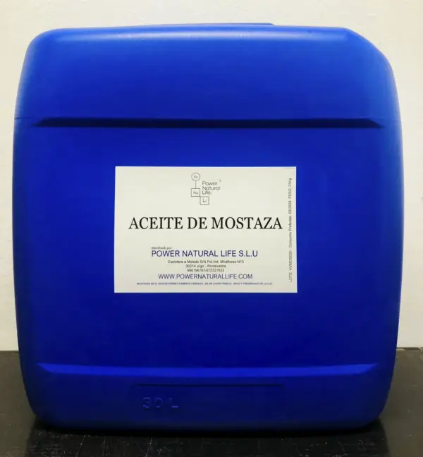 Garrafa de Aceite de mostaza Power Natural Life