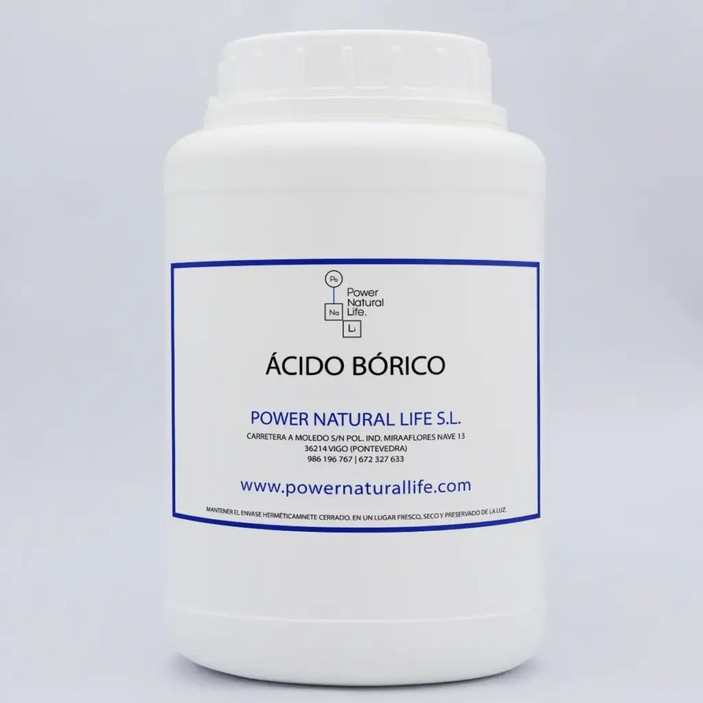 ácido bórico en polvo