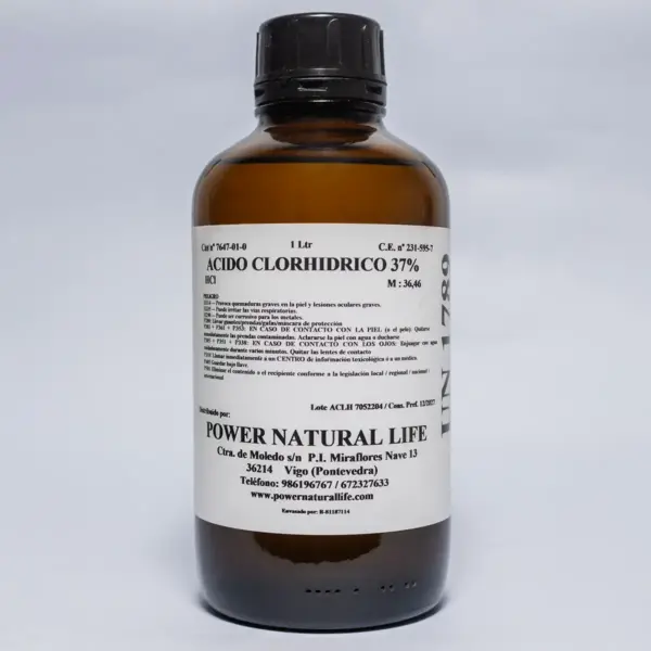 ácido clorhídrico 37%