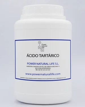 Envase de Ácido Tartárico Power natural Life