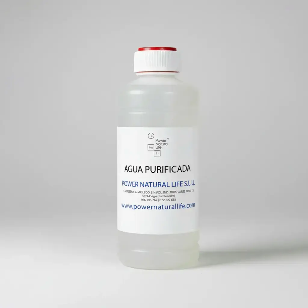 agua purificada