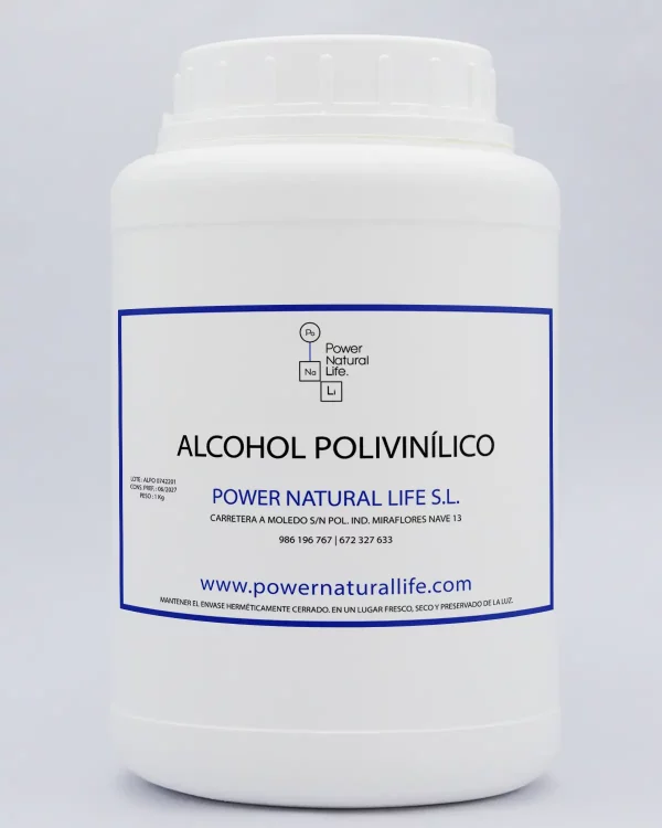 Envase de Alcohol polivinílico Power Natural Life