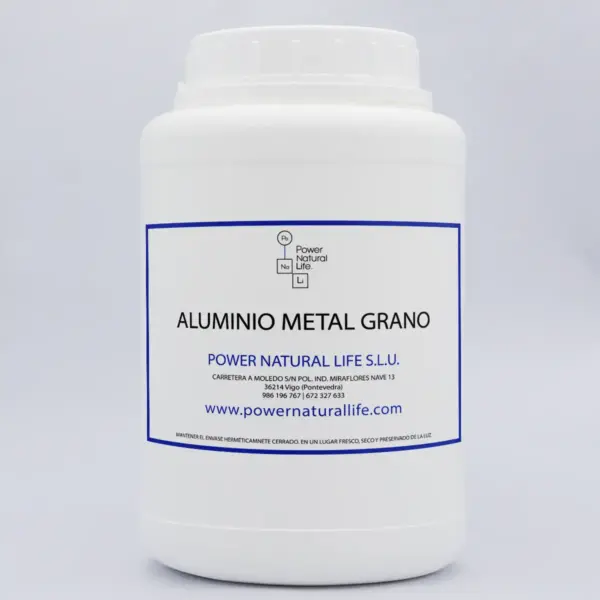 aluminio metal grano