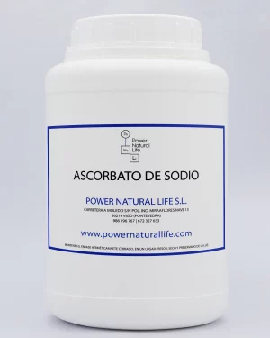 Envase de Ascorbato de sodio Power Natural Life
