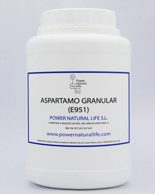 Envase de Aspartamo granular Power Natural Life