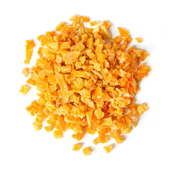 Batata deshidratada en dados