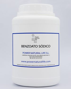 Envase de Benzoato de sodio Power Natural Life