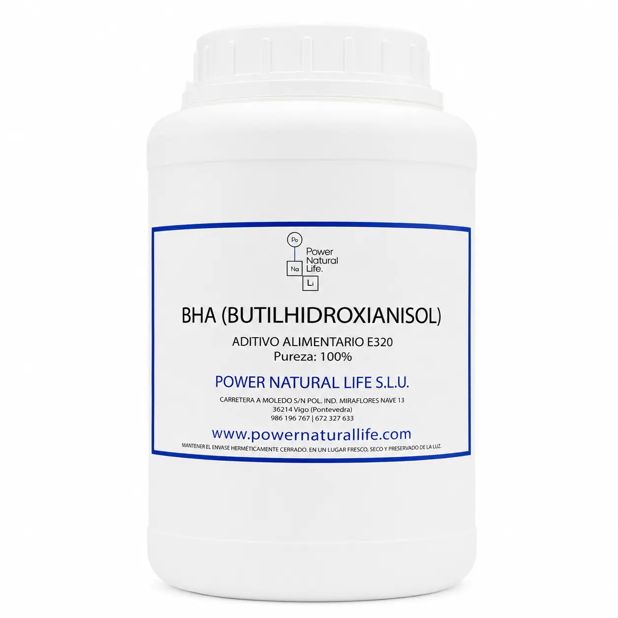 Butilhidroxianisol (BHA) | Comprar - 1 Butilhidroxianisol envase 1 kg