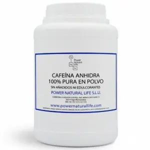 Cafeína Anhidra 100 % Pura en Polvo | Comprar
