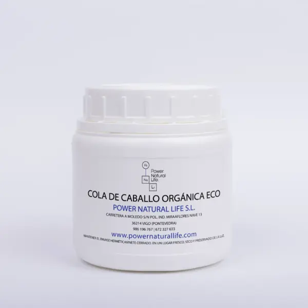 Extractos vegetales - 9 Envase de Cola de caballo orgánica y eco Power Natural Life