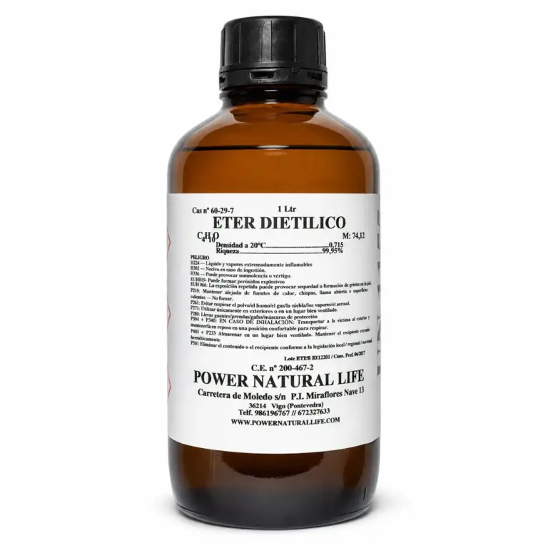 Éter dietílico envase de 1 l