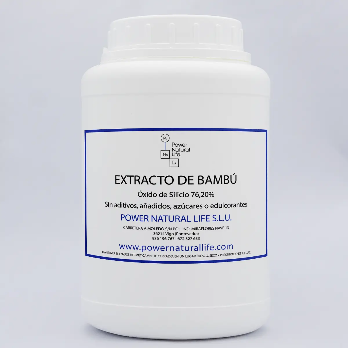 Extracto de Bambú | Óxido de Silicio 76,20% | Comprar