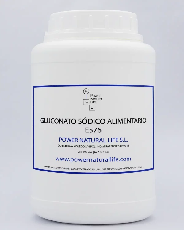 gluconato sódico alimentario