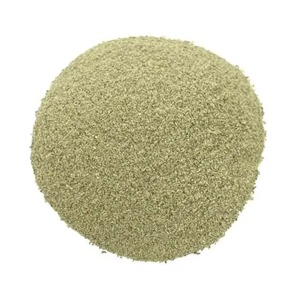 Hojas de apio deshidratadas en polvo