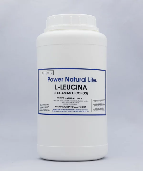 Envase de l-leucina Power Natural Life