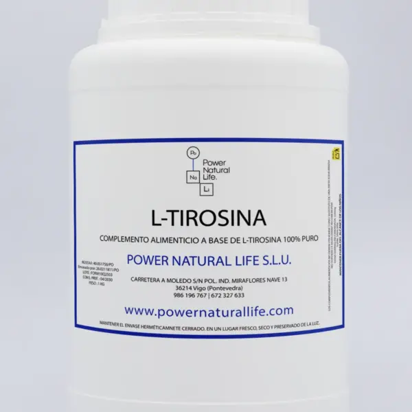 Alimentación - 5 Envase de L-tirosina Power Natural Life