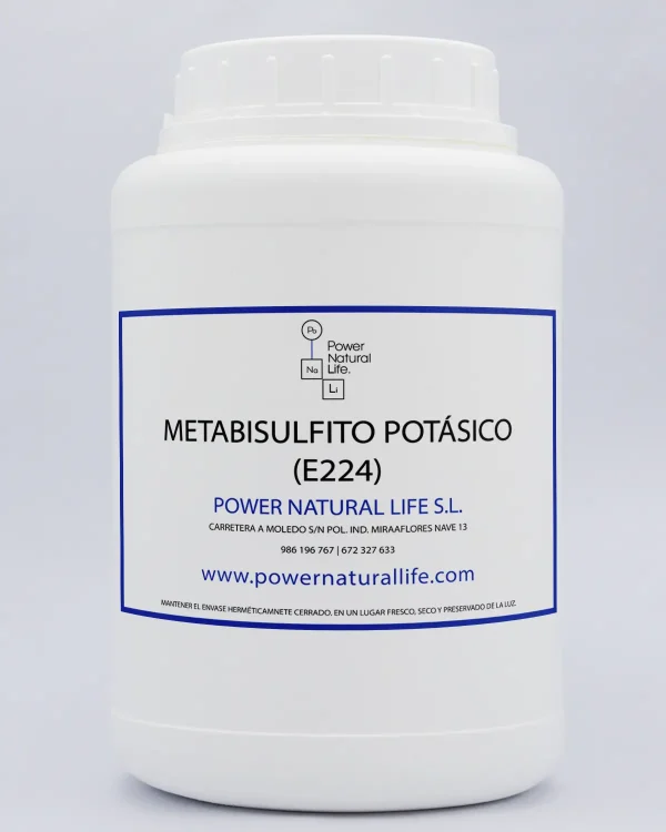 Envase de Metabisulfito potásico Power Natural Life