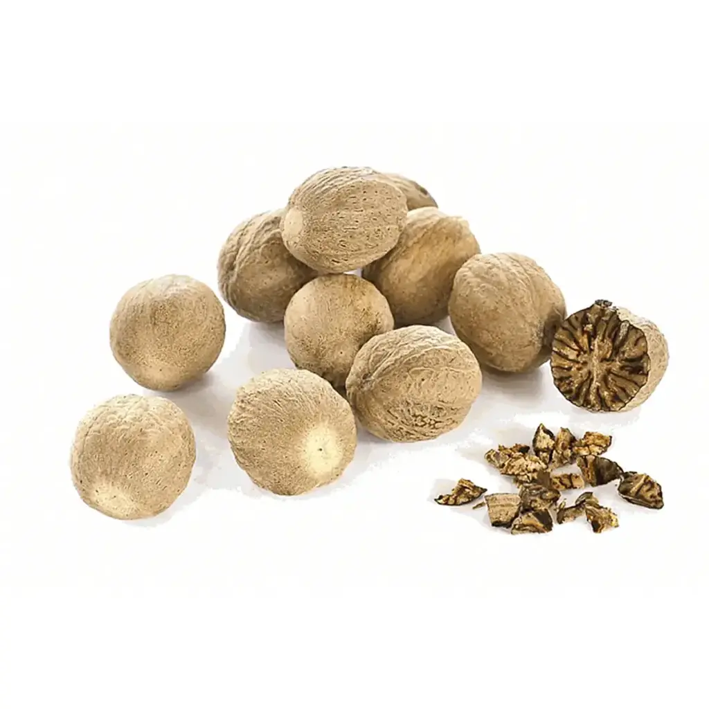 Nuez moscada en trozos