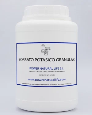 Envase de Sorbato de Potasio granular Power Natural Life