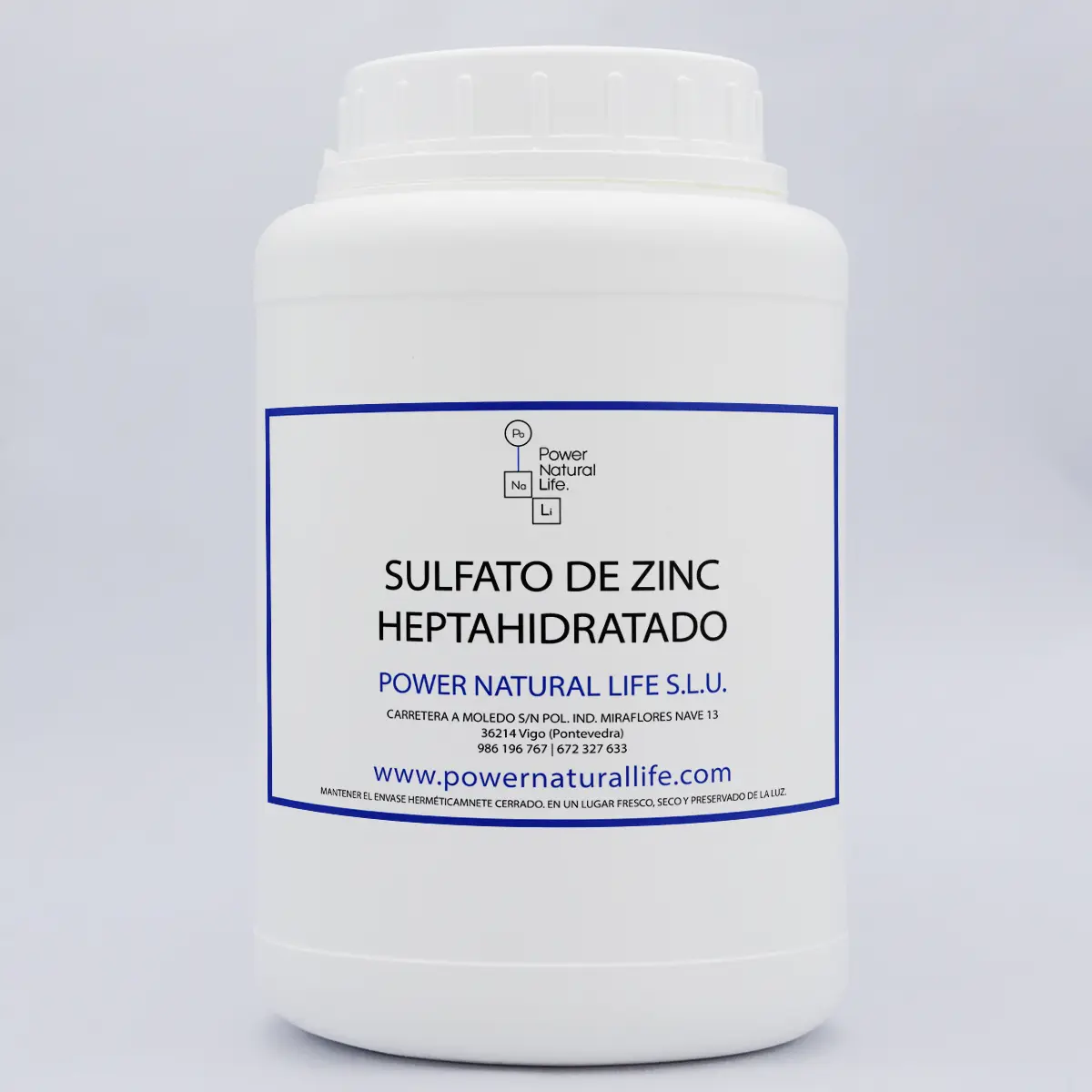 Sulfato de Zinc Heptahidratado | Zinc Sulfate | Comprar