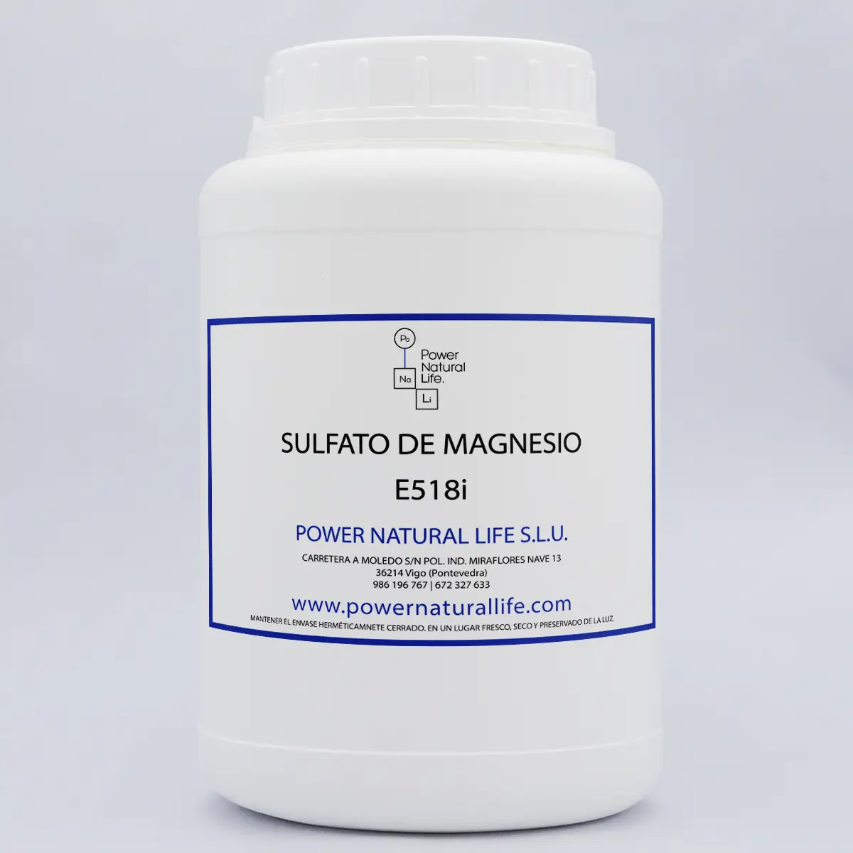 Sulfato de Magnesio | E518i | Comprar