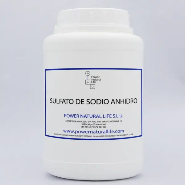 Sulfato de sodio anhidro