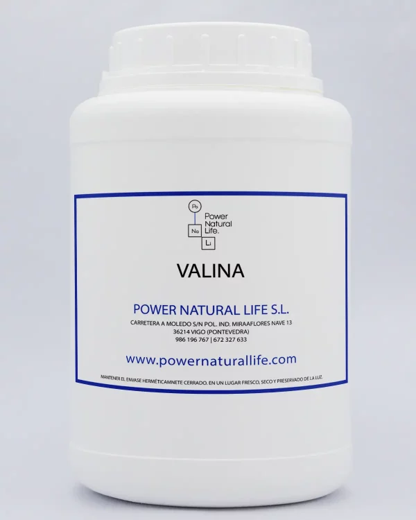Envase de L-valina Power Natural Life