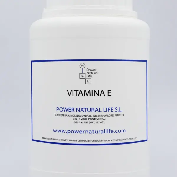 Bote de Vitamina E en polvo Power Natural Life
